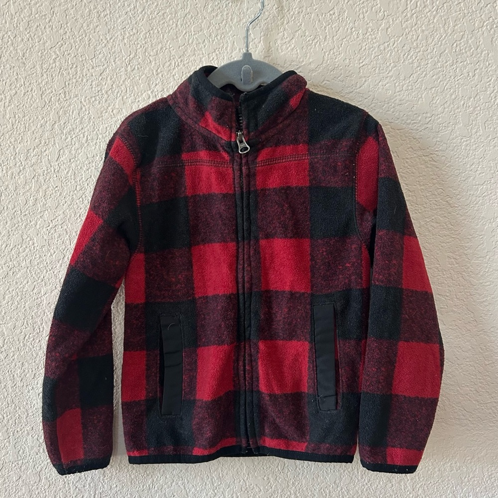 Pendleton Toddler Red & Black Buffalo Check Plaid Zip-Up Jacket – Size 2/3